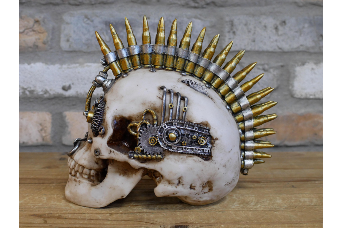 Steampunk Skull – Industrial Gothic Steampunk Decor