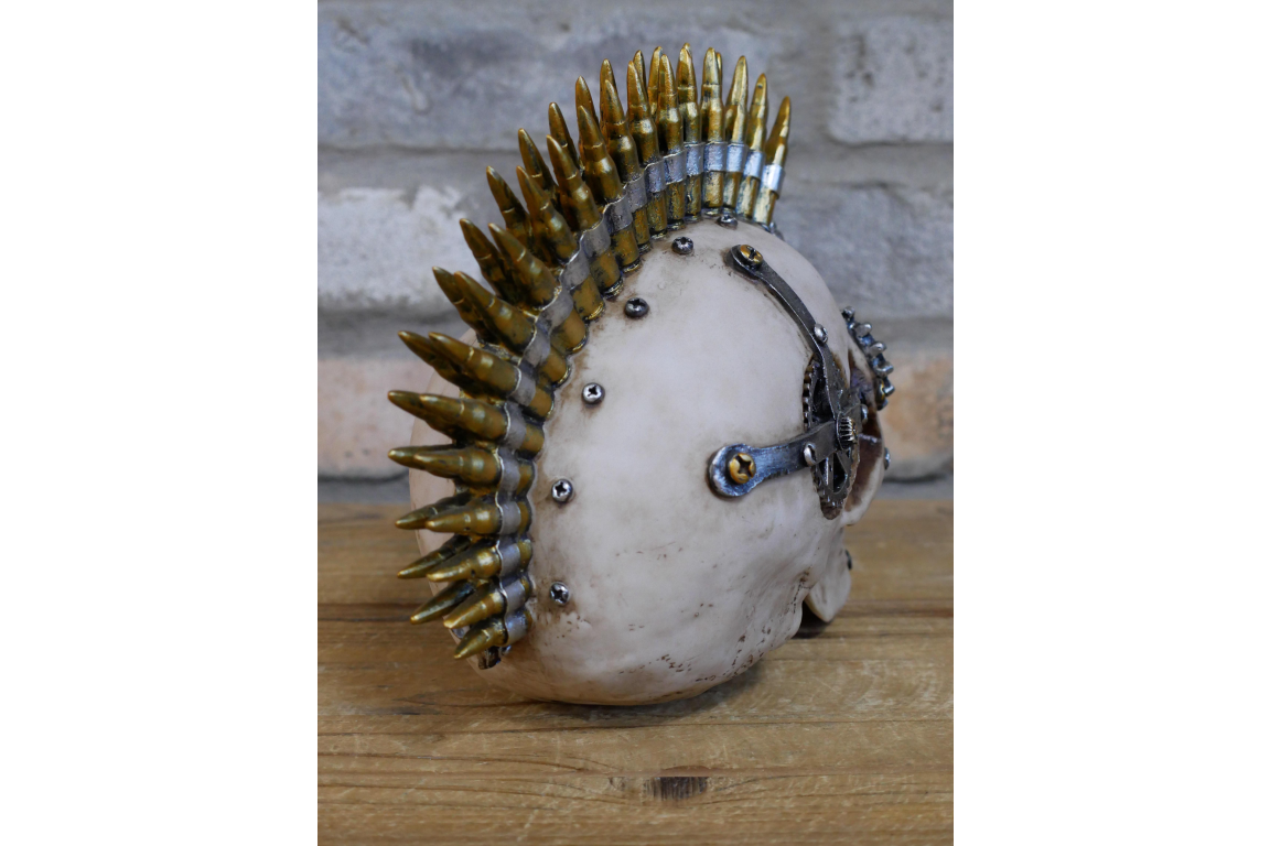 Steampunk Skull – Industrial Gothic Steampunk Decor