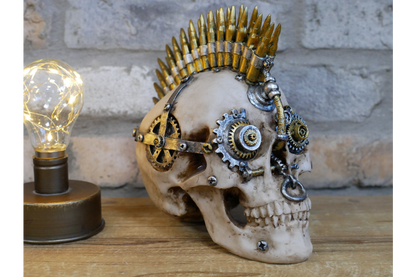 Steampunk Skull – Industrial Gothic Steampunk Decor