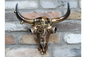 Steampunk Skull Ornament | Gothic Industrial Decor with Mechanical Detail