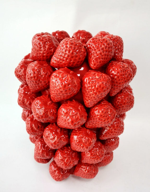 Ceramic Strawberry Vase – Unique Decorative Fruit-Inspired Vase | Sign of the times Stoke