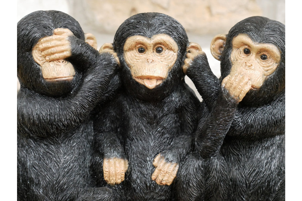 Three Monkeys – Hear No, See No, Speak No Evil Ornament