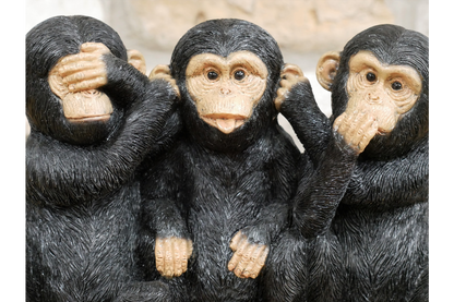 Three Monkeys – Hear No, See No, Speak No Evil Ornament