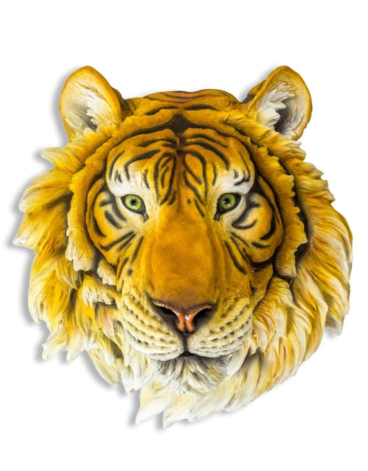 Large Tiger Wall Head – Fierce & Majestic Animal Wall Art
