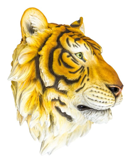 Large Tiger Wall Head – Fierce & Majestic Animal Wall Art