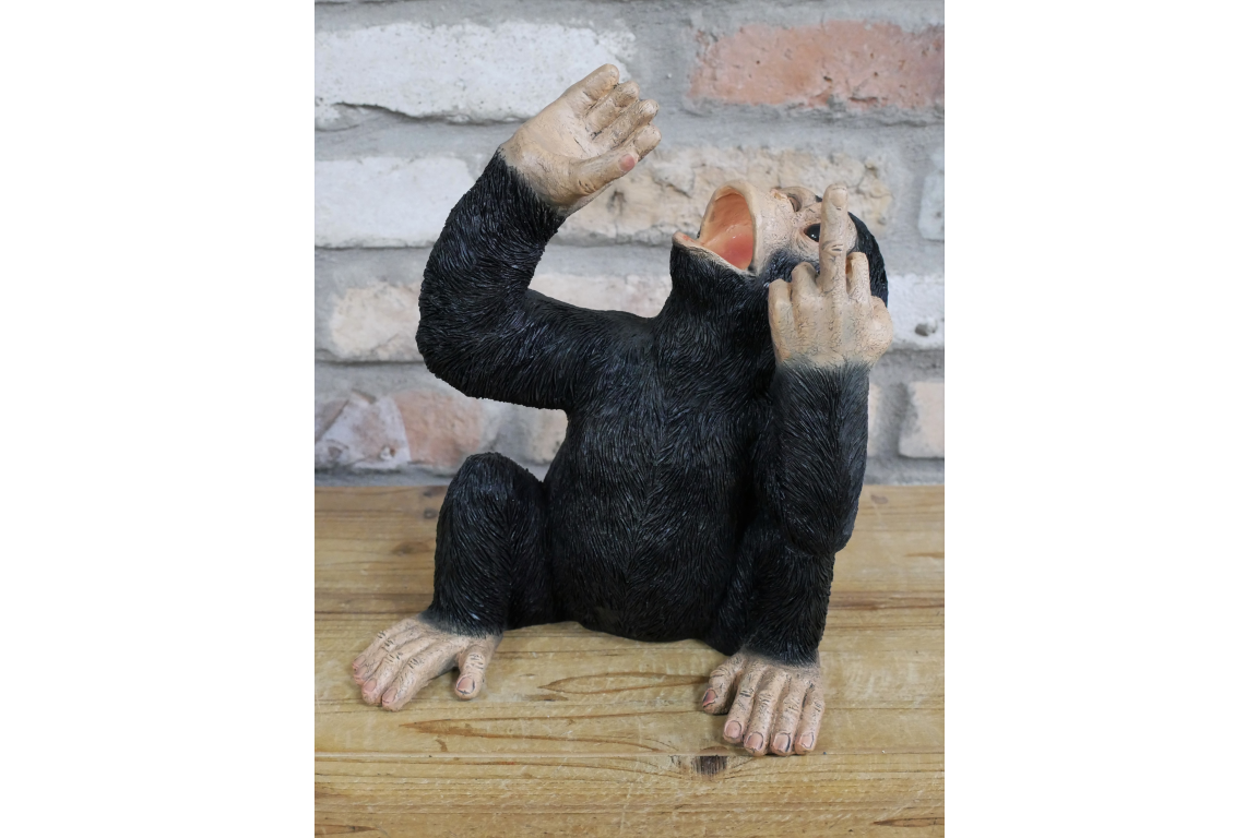 Up Yours Monkey Wine Holder - Playful Wine Bottle Holder | Sign of the times Stoke