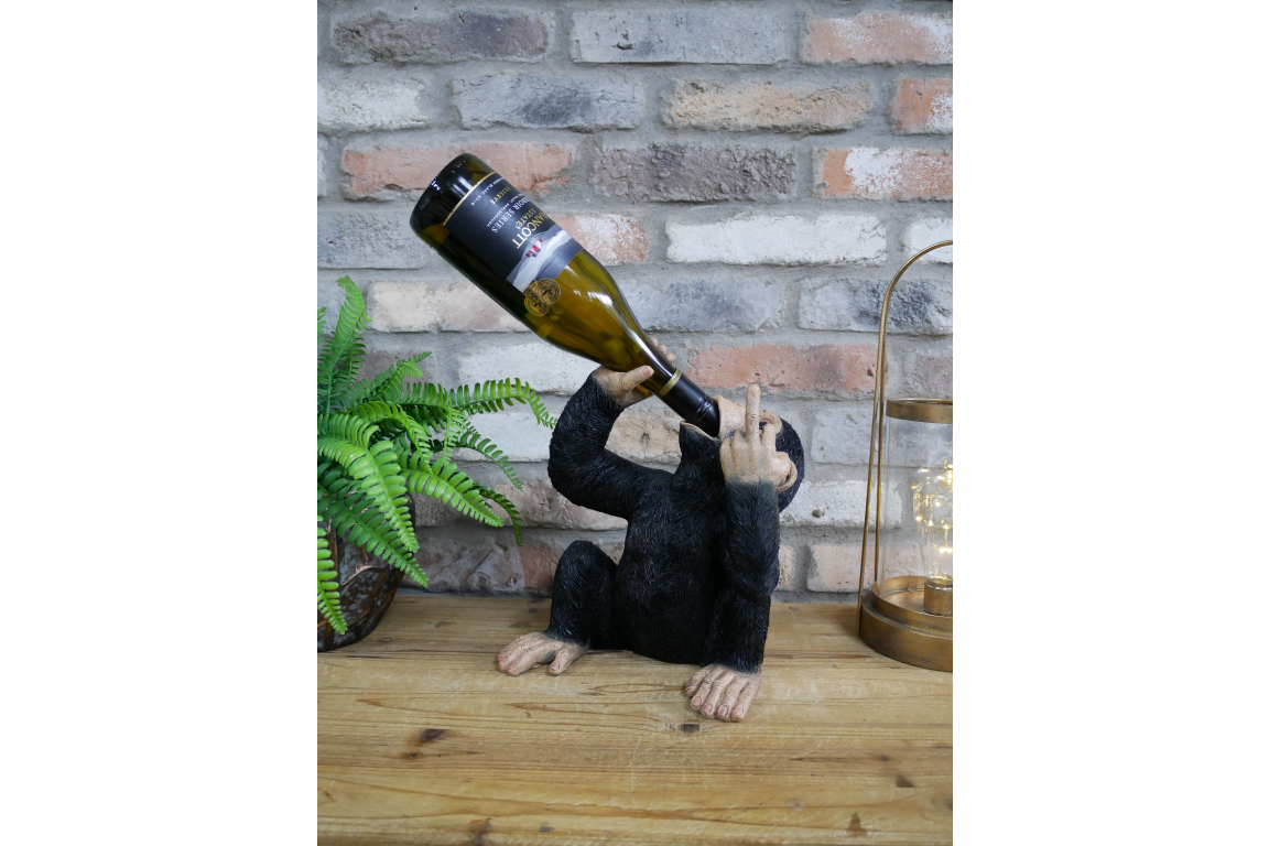 Up Yours Monkey Wine Holder - Playful Wine Bottle Holder | Sign of the times Stoke