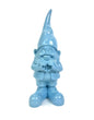 Medium Bright Blue "Heart Hands" Gnome Figure – Whimsical and Loving Decor