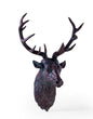 Bronze Stag Head Wall Sculpture - Elegant Resin Decor | Sign of the times Stoke