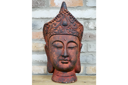 Buddha Head Sculpture – Zen Inspired Decorative Ornament