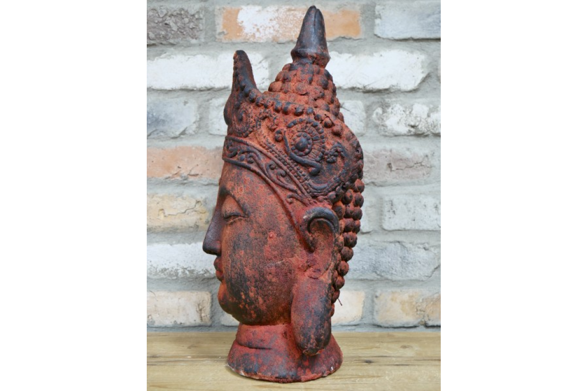Buddha Head Sculpture – Zen Inspired Decorative Ornament