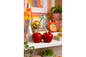 Decorative Cherry Sculpture – Bold Fruit-Inspired Ornament