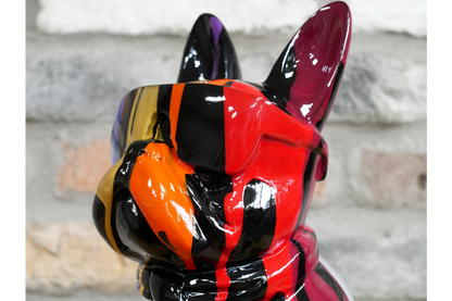 Multi-Colour Dog with Sunglasses – Funky Decorative Dog Sculpture