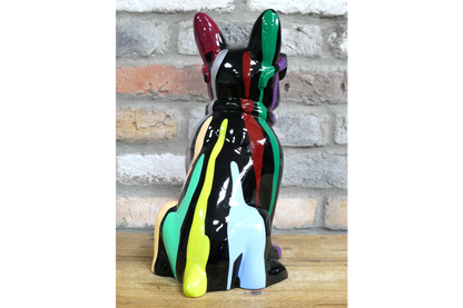 Multi-Colour Dog with Sunglasses – Funky Decorative Dog Sculpture