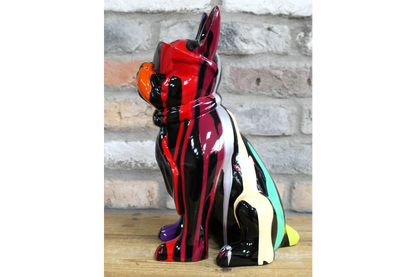 Multi-Colour Dog with Sunglasses – Funky Decorative Dog Sculpture