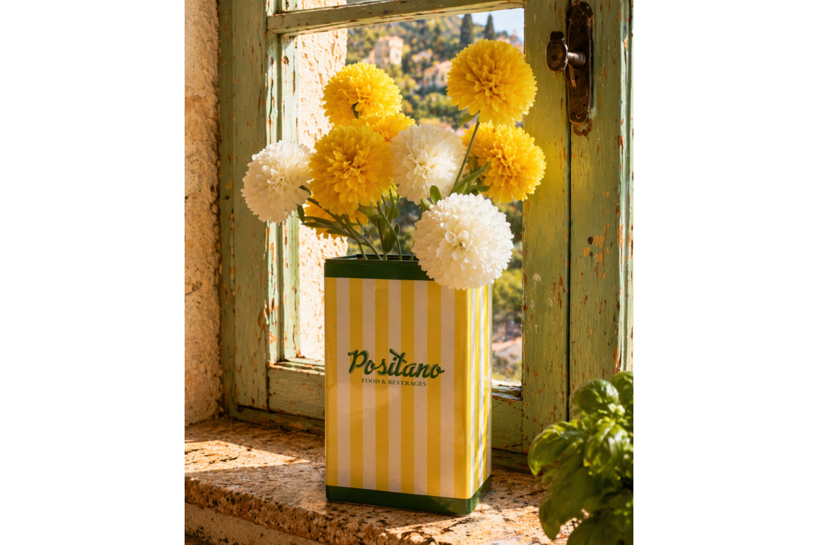Positano Vase – Mediterranean-Inspired Decorative Vase