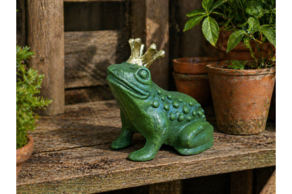 Cast Iron Frog – Rustic Decorative Garden Ornament