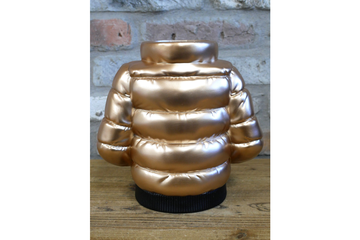 Puffer Jacket Vase – Quirky Contemporary Ceramic Planter & Vase