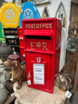 Vintage Red Post Box ER – Cast Iron Mailbox with Gold Keys | Sign of the times Stoke