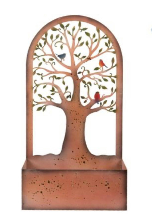 Tree of Life Wall Planter - Galvanized Metal Planter | Sign of the times Stoke