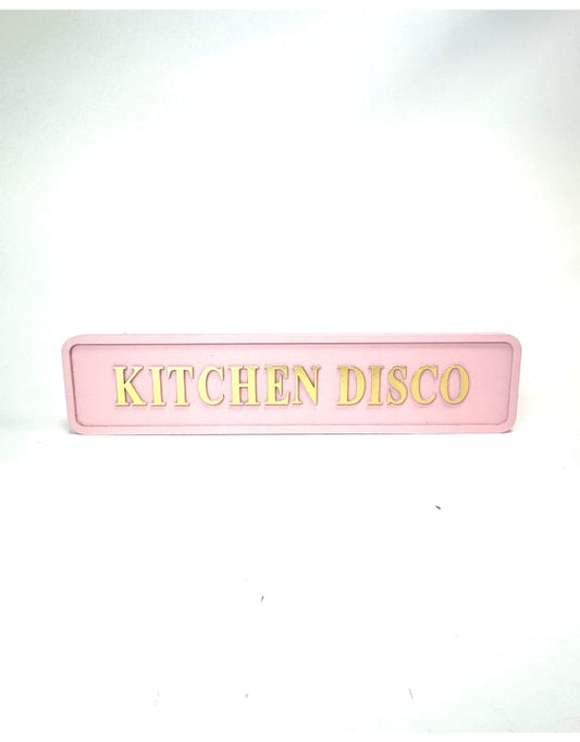 Kitchen Disco Wall Sign