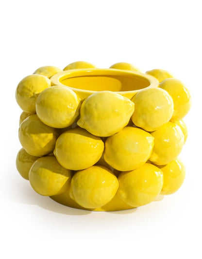 Ceramic Multi Lemon Bowl / Vase – Fresh & Playful Decorative Centrepiece