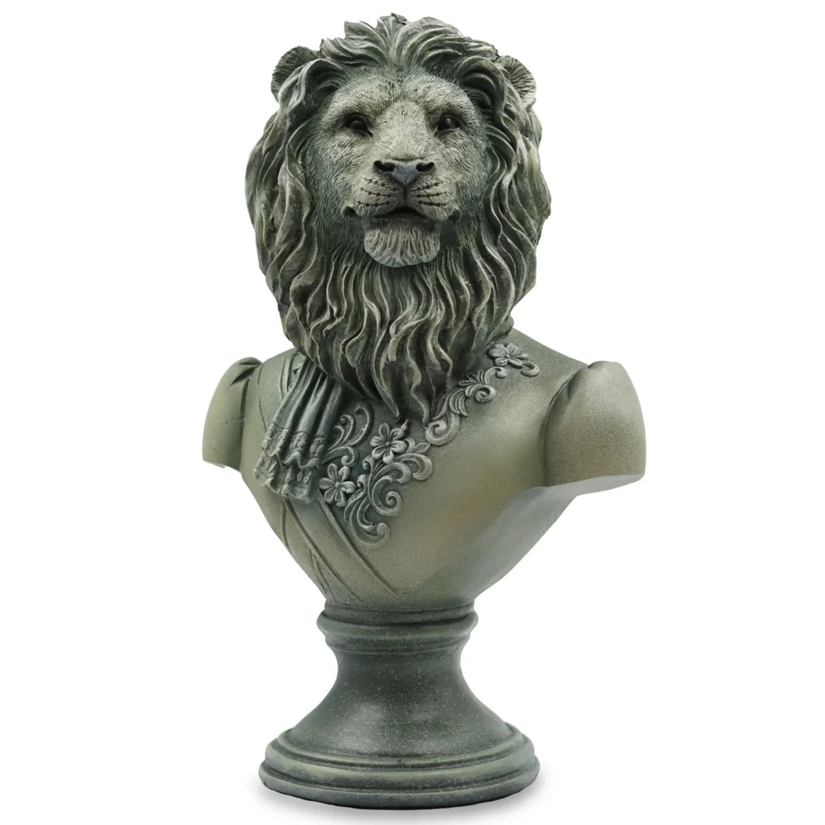 Lion Bust – Resin Animal Sculpture Decorative Ornament