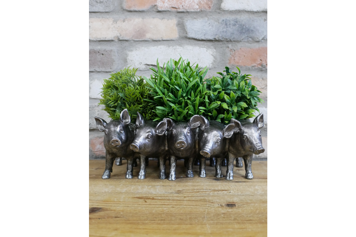 Pig Planter | Whimsical Animal Plant Pot for Indoors or Garden