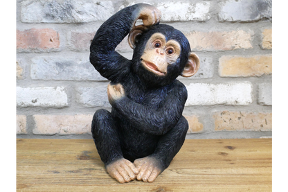 Scratching Monkey – Quirky Decorative Monkey Sculpture
