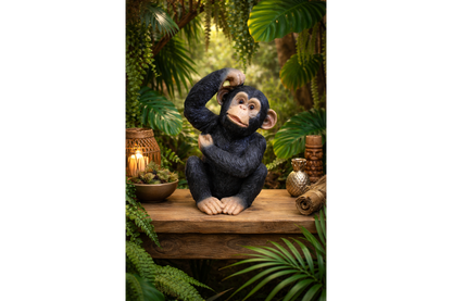 Scratching Monkey – Quirky Decorative Monkey Sculpture