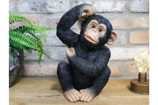 Scratching Monkey – Quirky Decorative Monkey Sculpture