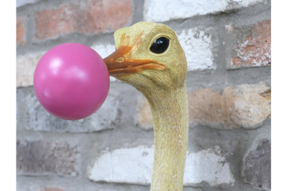 Ostrich Wall Decoration – Unique Animal Wall Sculpture