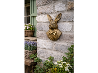 Rabbit Wall Decoration – Compact Animal Wall Sculpture