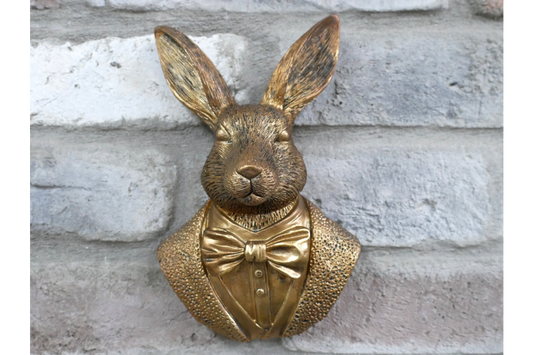 Rabbit Wall Decoration – Compact Animal Wall Sculpture