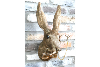 Rabbit Head Wall Decoration – Statement Animal Wall Sculpture