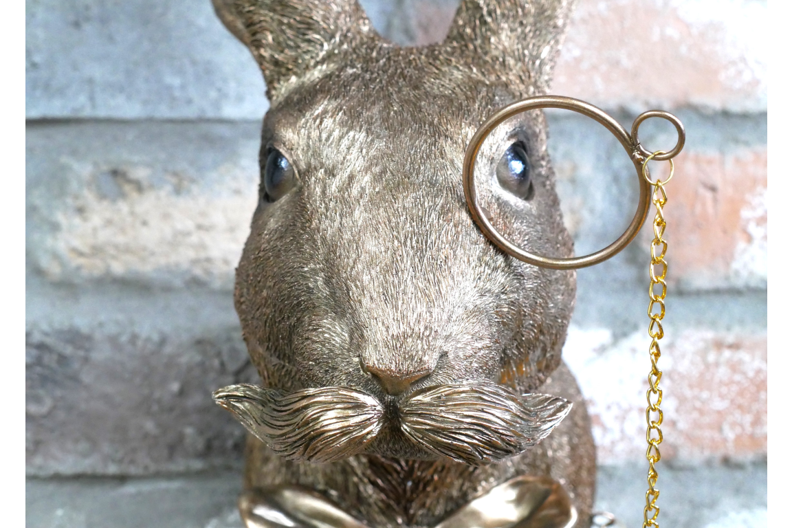 Rabbit Head Wall Decoration – Statement Animal Wall Sculpture