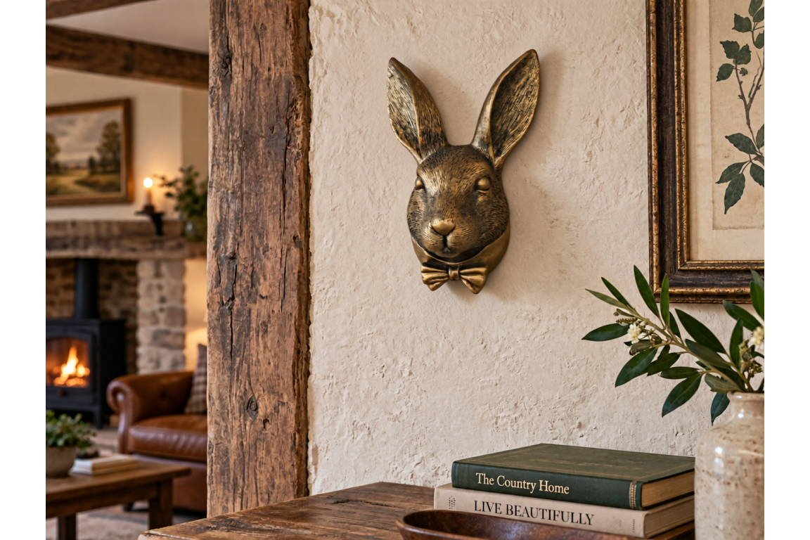 Rabbit Head – Decorative Rabbit Wall Mount
