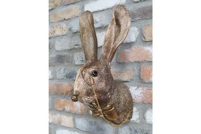 Rabbit Head Wall Decoration – Statement Animal Wall Sculpture