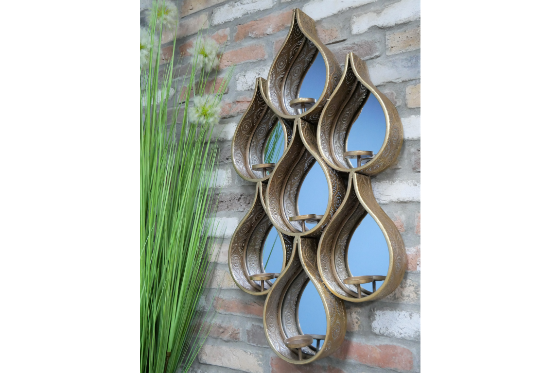 Raindrop Mirror – Elegant Contemporary Wall Mirror