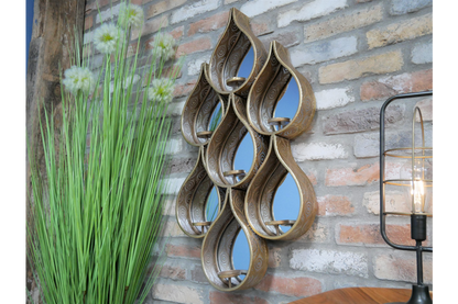 Raindrop Mirror – Elegant Contemporary Wall Mirror