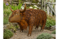 Rusty Highland Cow – Large Rustic Animal Garden Ornament