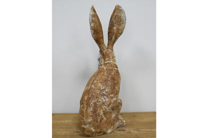 Delightful Hare Ornament – Elegant Resin Animal Sculpture