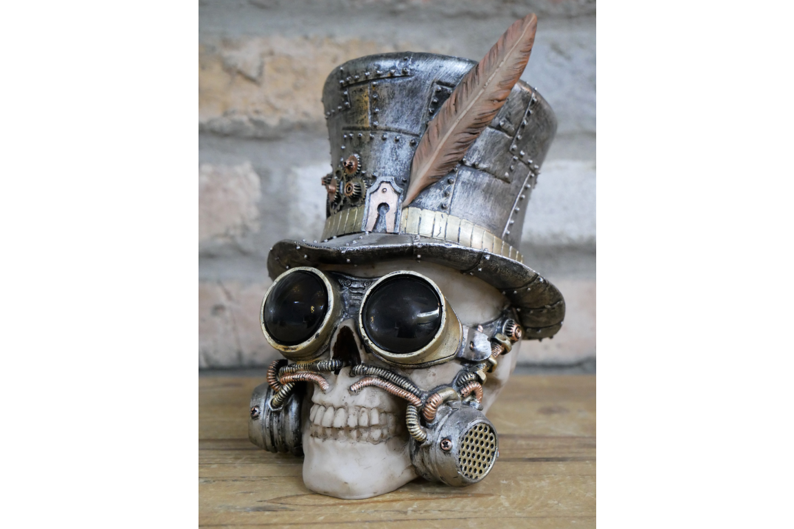Steampunk Skull – Industrial Style Decorative Ornament