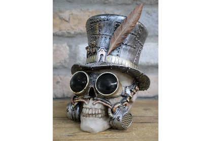 Steampunk Skull – Industrial Style Decorative Ornament