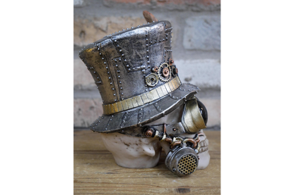 Steampunk Skull – Industrial Style Decorative Ornament