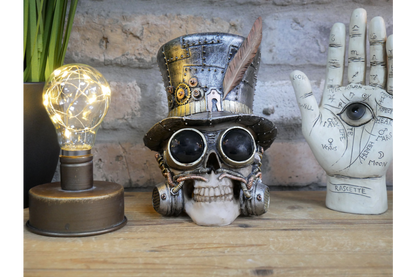 Steampunk Skull – Industrial Style Decorative Ornament