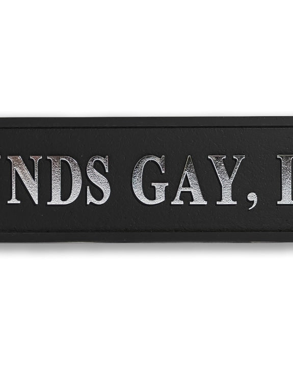 Black & Silver “Sounds Gay, I’m In” Wall Sign – Bold Statement Décor