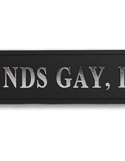 Black & Silver “Sounds Gay, I’m In” Wall Sign – Bold Statement Décor