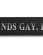 Black & Silver “Sounds Gay, I’m In” Wall Sign – Bold Statement Décor