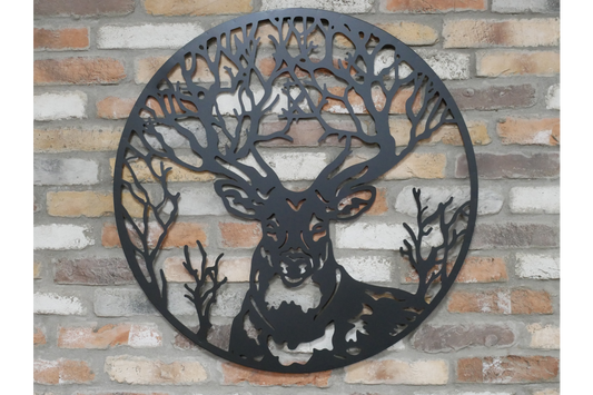 Stag Head Wall Decoration (S) – Large Rustic Wall Art | Sign of the times Stoke